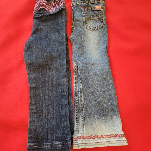 Set of 2 Toddler Girl Jeans - Picture 1 of 5